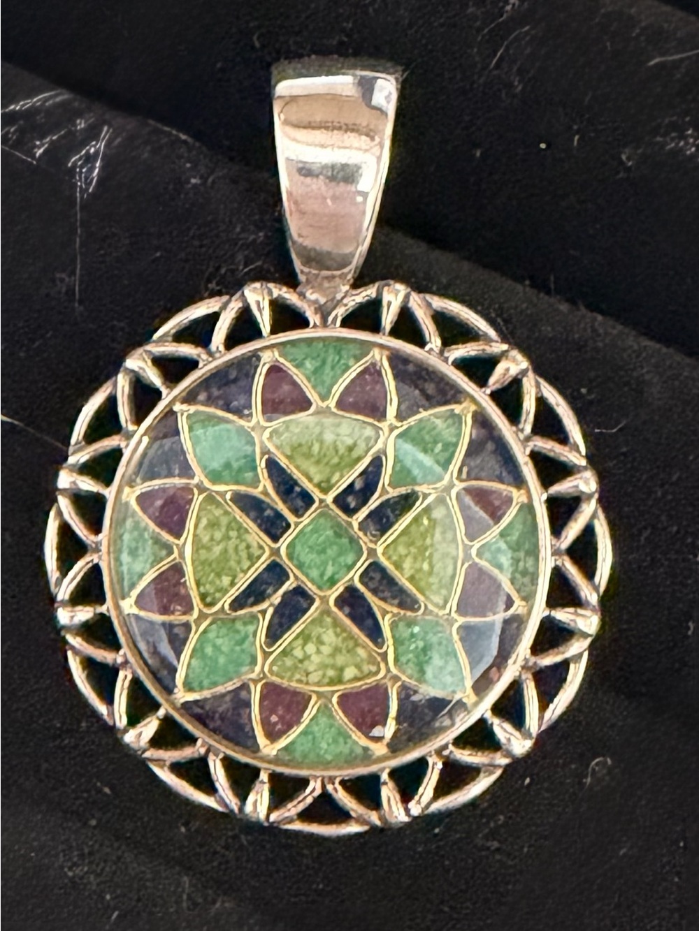 Carolyn Pollack southwest inspired pendant